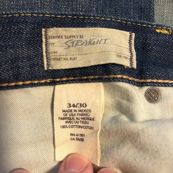 Polo Denim and Supply Eagle Jeans Authentic - Picture 3 of 7
